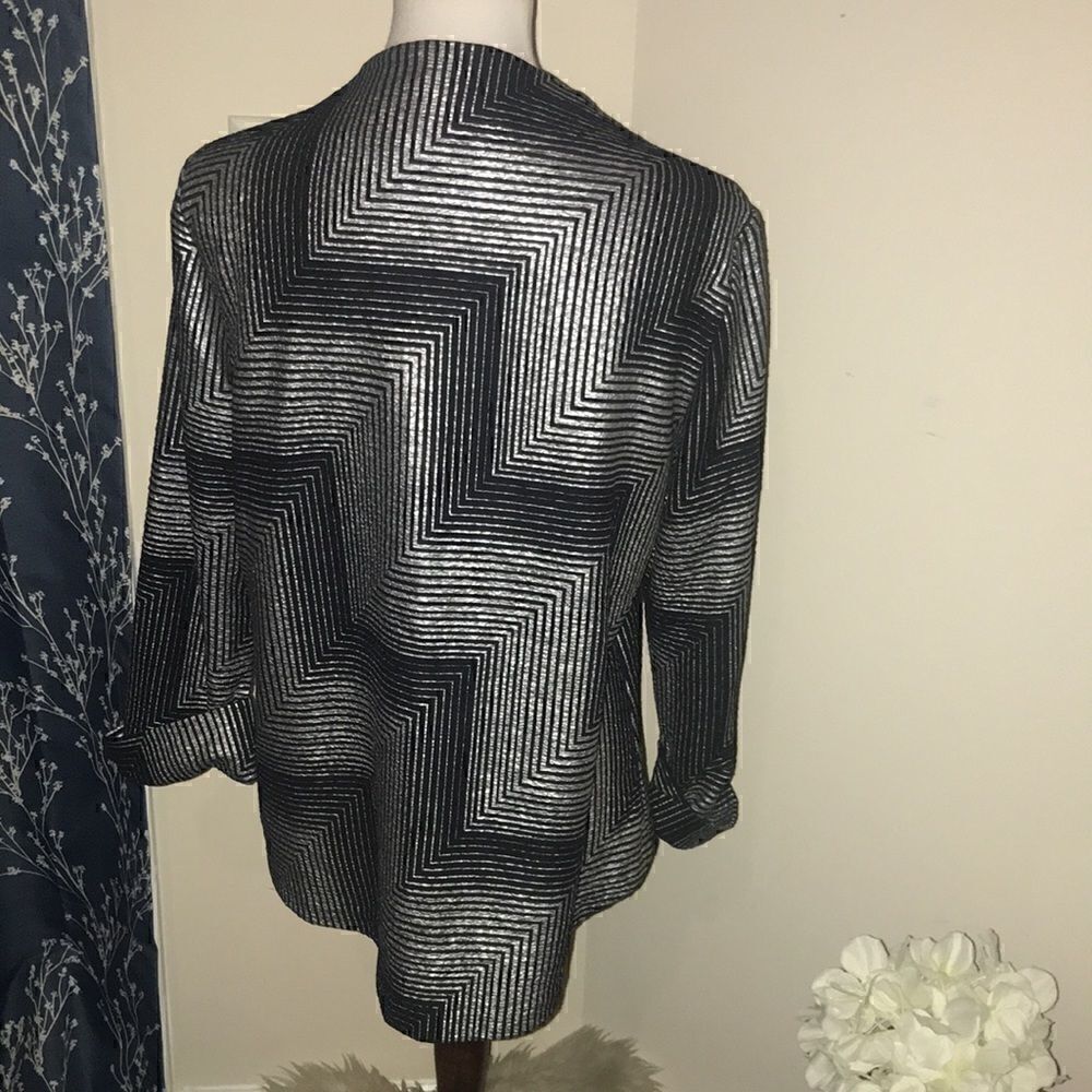 Joseph Ribkoff Jacket Asymmetrical One-Button - Picture 3 of 7